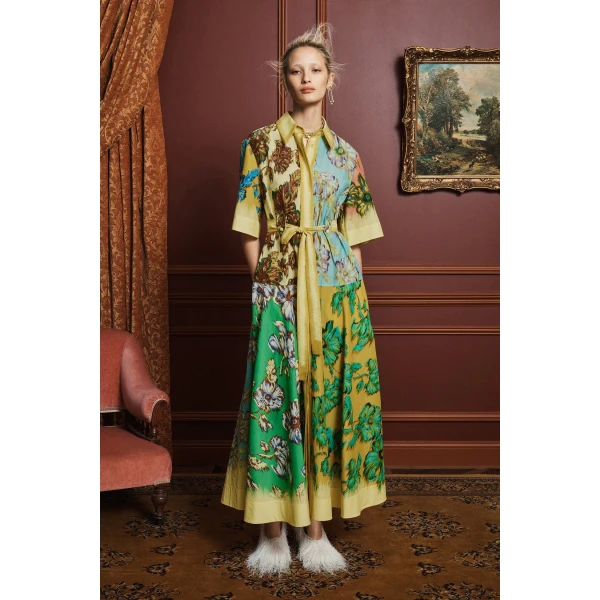 Alemais Jerry Shirtdress  Sustainable Dresses with Alemais print - Coveti Australian Designer