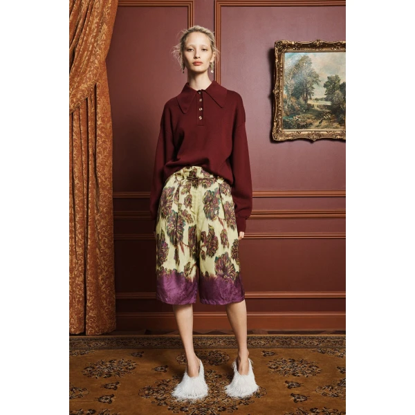 Alemais Jerry Short  Sustainable Shorts with Alemais print - Coveti Australian Designer