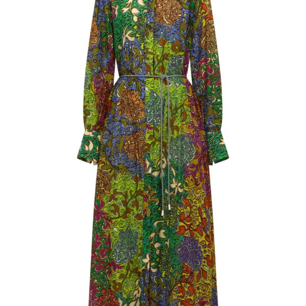Alemais Marnie Shirtdress  Sustainable Dresses with Alemais print - Coveti Australian Designer