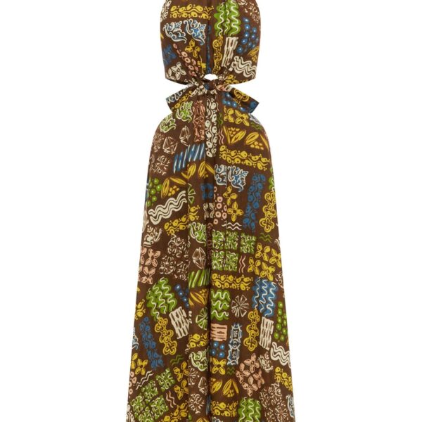 Alemais Minnie Midi Dress  Sustainable Dresses with Alemais print - Coveti Australian Designer