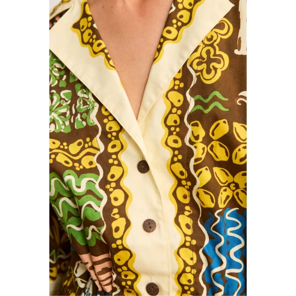 Alemais Minnie Mini Dress  Sustainable Dresses with Alemais print - Coveti Australian Designer