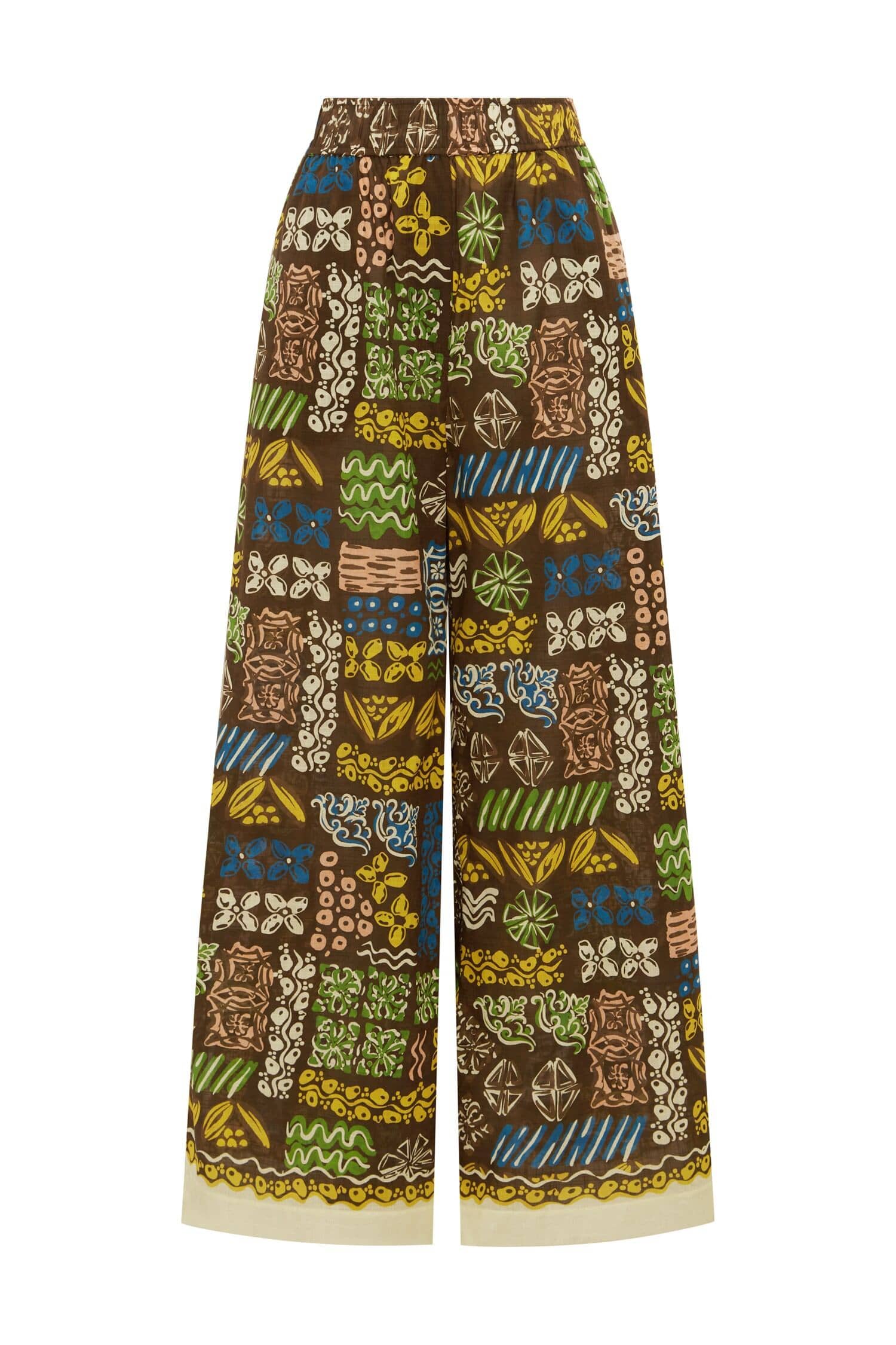 Alemais Minnie Pant  Sustainable Pants with Alemais print - Coveti Australian Designer