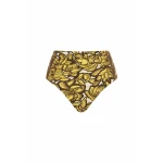 Alemais Mona High Waist Brief  Sustainable Beachwear with Alemais print - Coveti Australian Designer