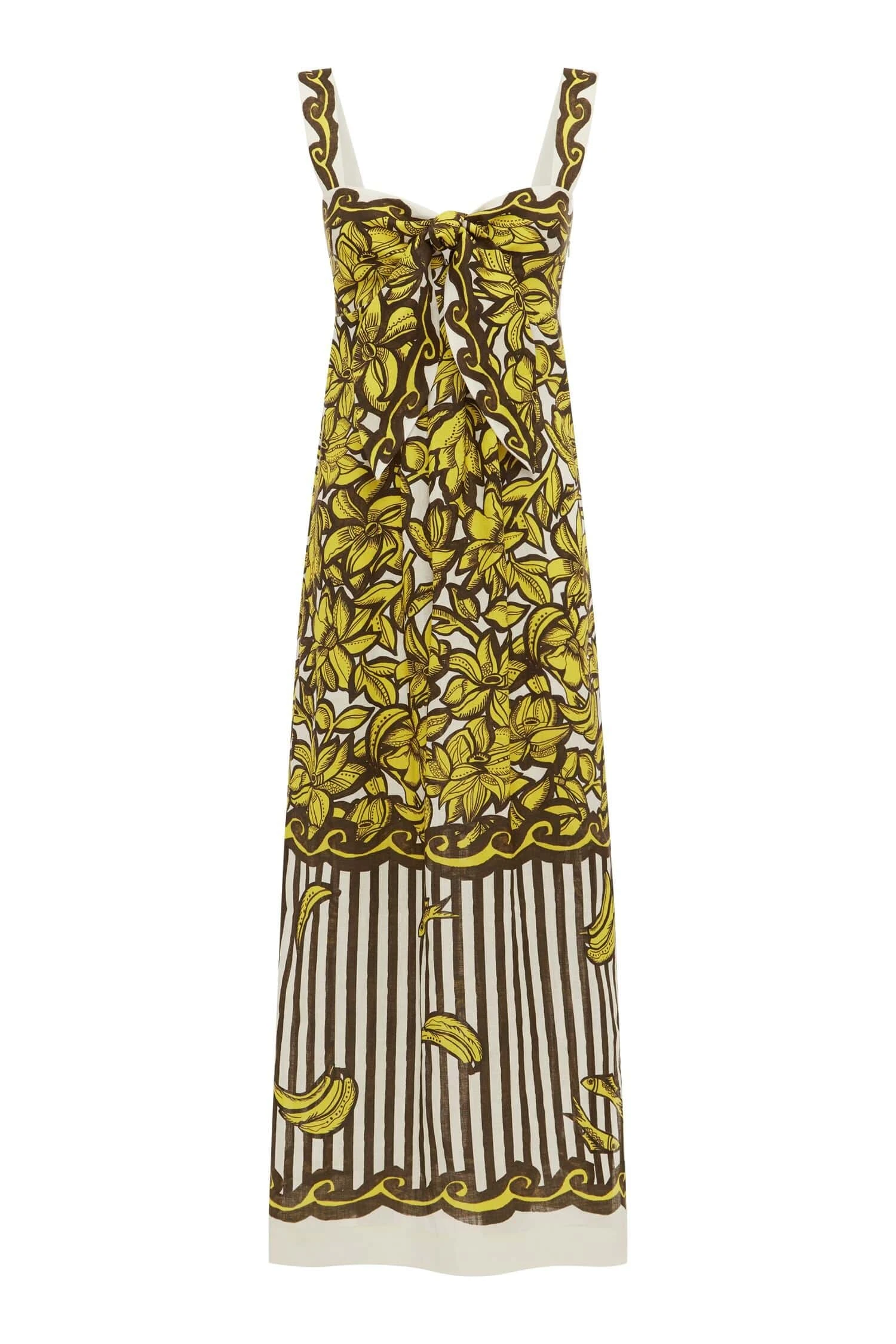 Mona Midi Dress by Alemais - Dresses Alemais Mona Midi Dress Sustainable Dresses with Alemais print - Coveti Australian Designer