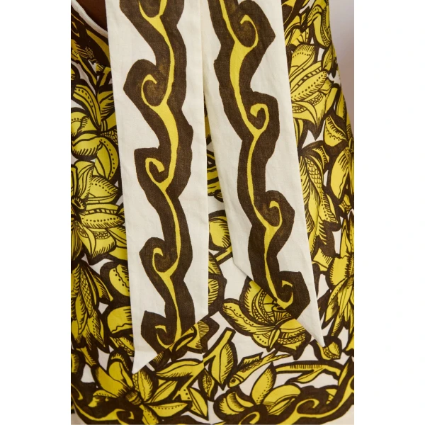 Alemais Mona Mini Dress  Sustainable Dresses with Alemais print - Coveti Australian Designer
