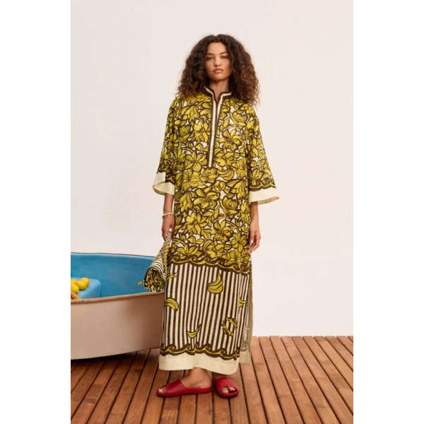Alemais Mona Pool Dress  Sustainable Dresses with Alemais print - Coveti Australian Designer