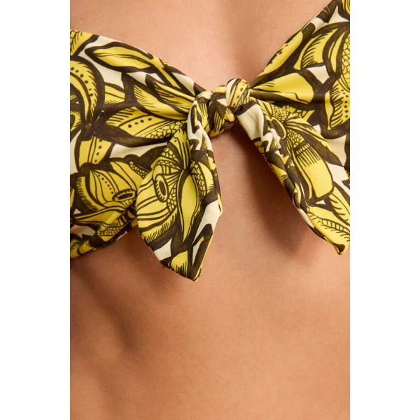 Alemais Mona Tie Bikini Top  Sustainable Tops with Alemais print - Coveti Australian Designer
