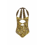 Alemais Mona Tie One Piece  Sustainable Beachwear with Alemais print - Coveti Australian Designer