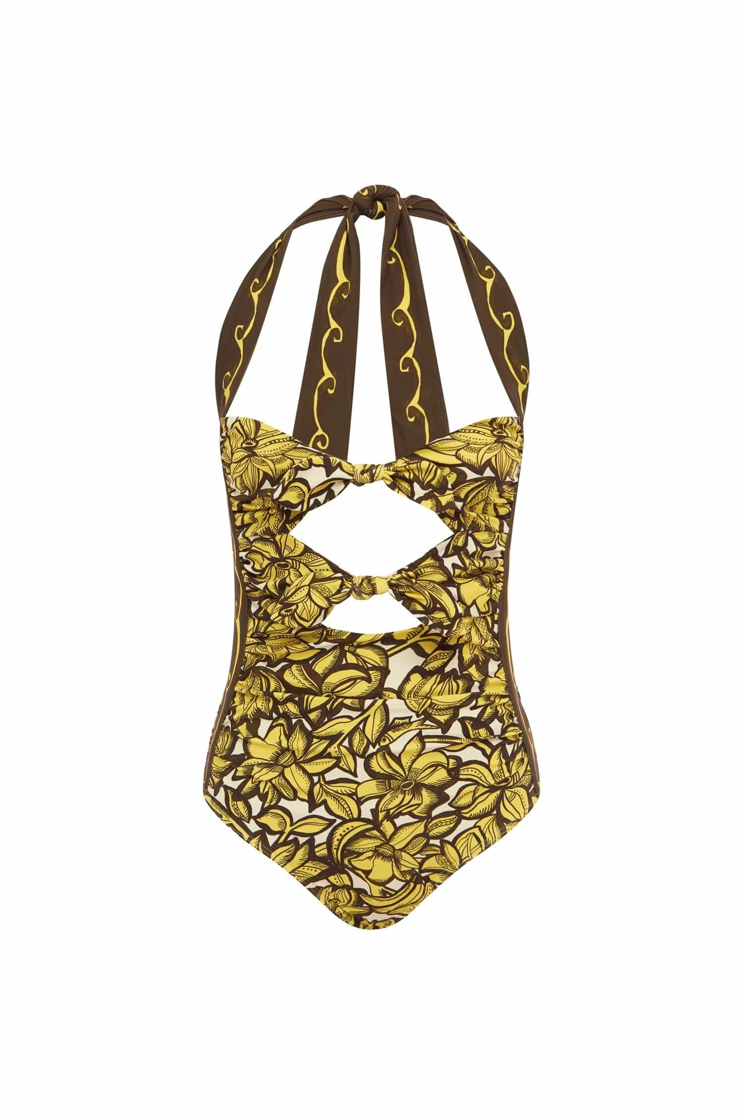 Mona Tie One Piece by Alemais - Beachwear Alemais Mona Tie One Piece Sustainable Beachwear with Alemais print - Coveti Australian Designer