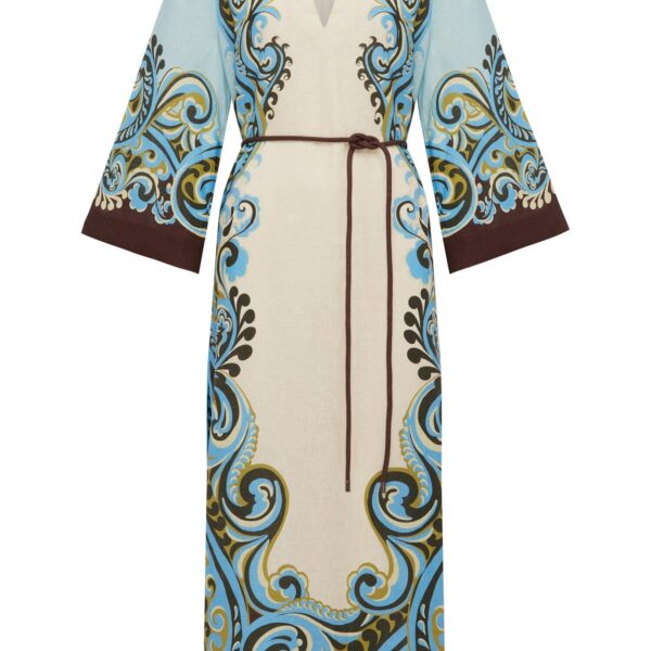 Alemais Natalia Midi Dress  Sustainable Dresses with Alemais print - Coveti Australian Designer