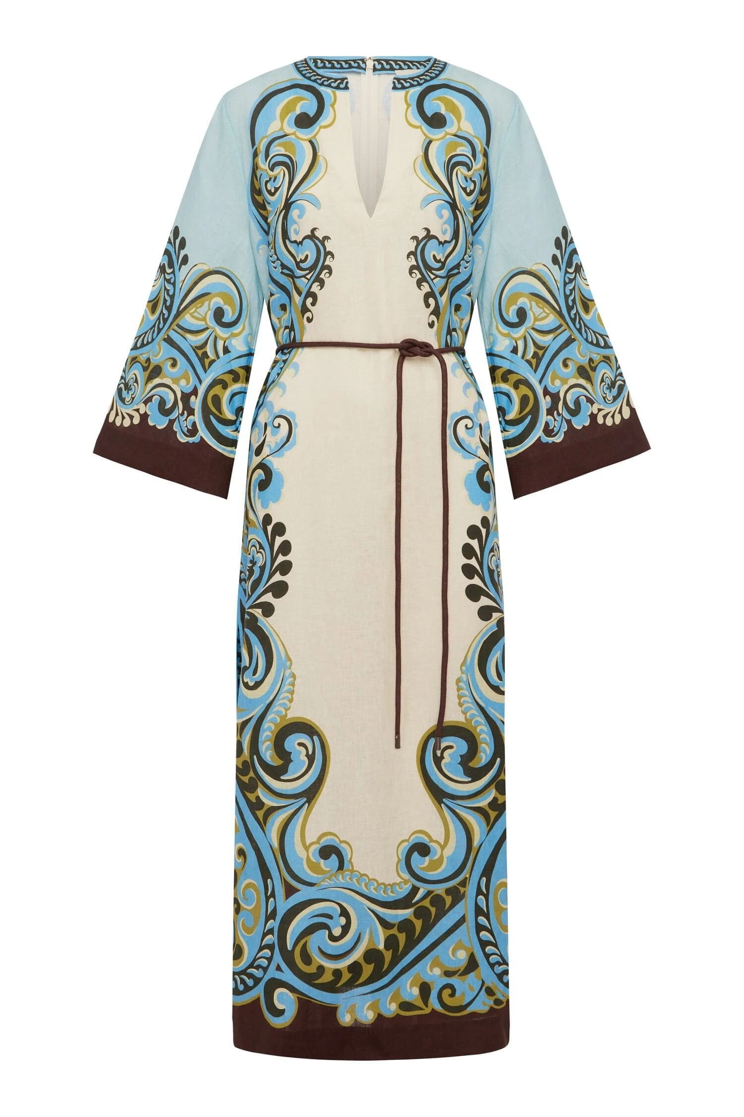Natalia Midi Dress by Alemais - Dresses Alemais Natalia Midi Dress Sustainable Dresses with Alemais print - Coveti Australian Designer