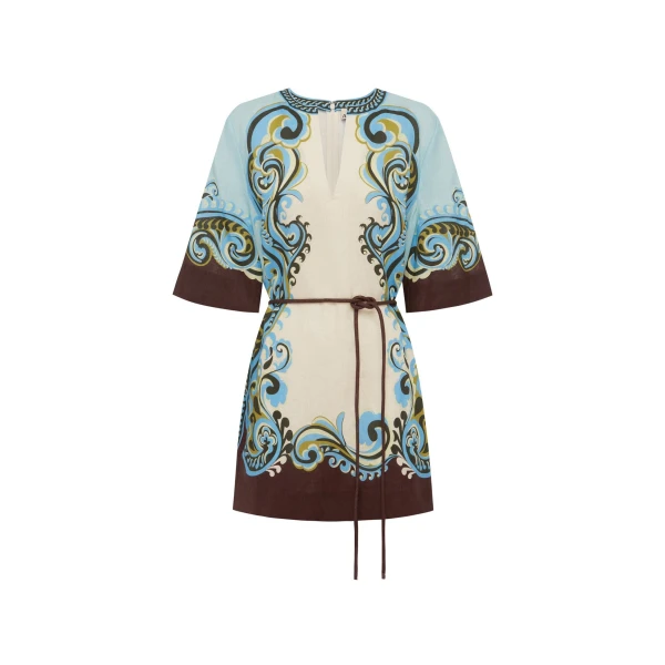 Alemais Natalia Mini Dress  Sustainable Dresses with Alemais print - Coveti Australian Designer