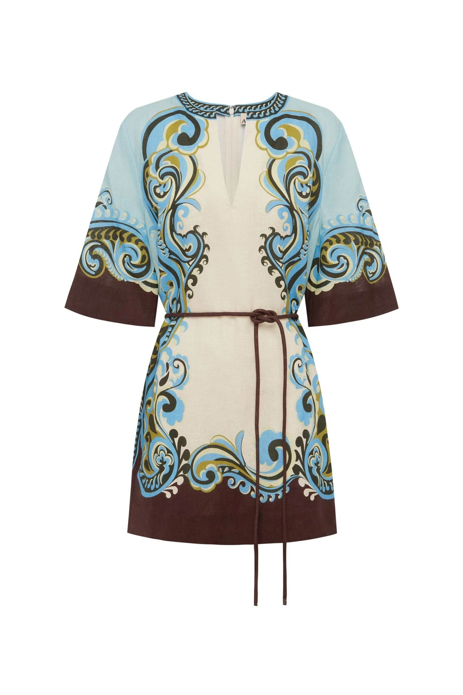 Natalia Mini Dress by Alemais - Dresses Alemais Natalia Mini Dress Sustainable Dresses with Alemais print - Coveti Australian Designer