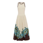Alemais Natalia Tank Midi Dress  Sustainable Dresses with Alemais print - Coveti Australian Designer