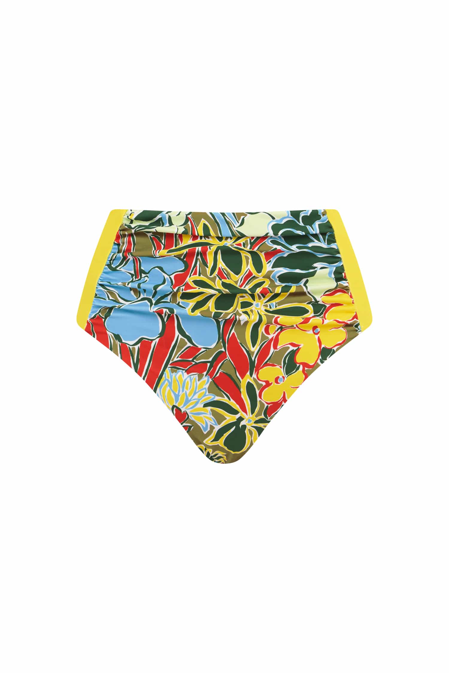 Alemais Solstice Mid Rise Brief  Sustainable Beachwear with Alemais print - Coveti Australian Designer