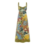 Alemais Solstice Midi Dress  Sustainable Dresses with Alemais print - Coveti Australian Designer