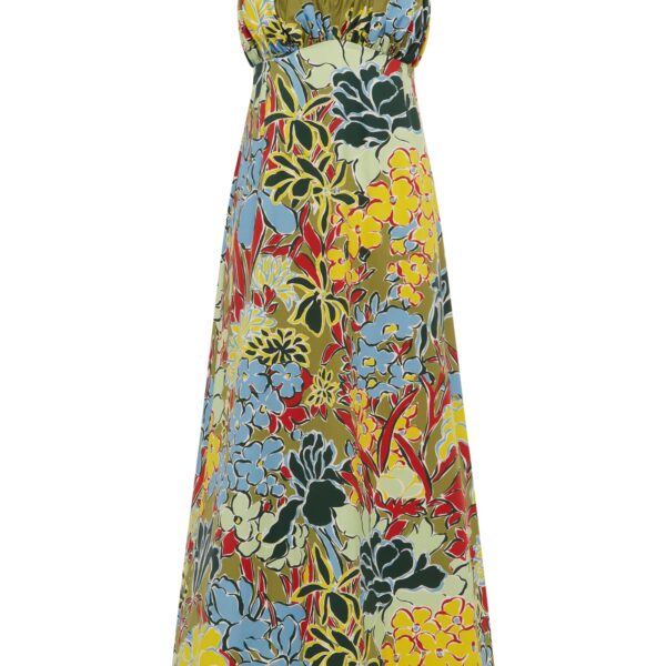 Alemais Solstice Midi Dress  Sustainable Dresses with Alemais print - Coveti Australian Designer