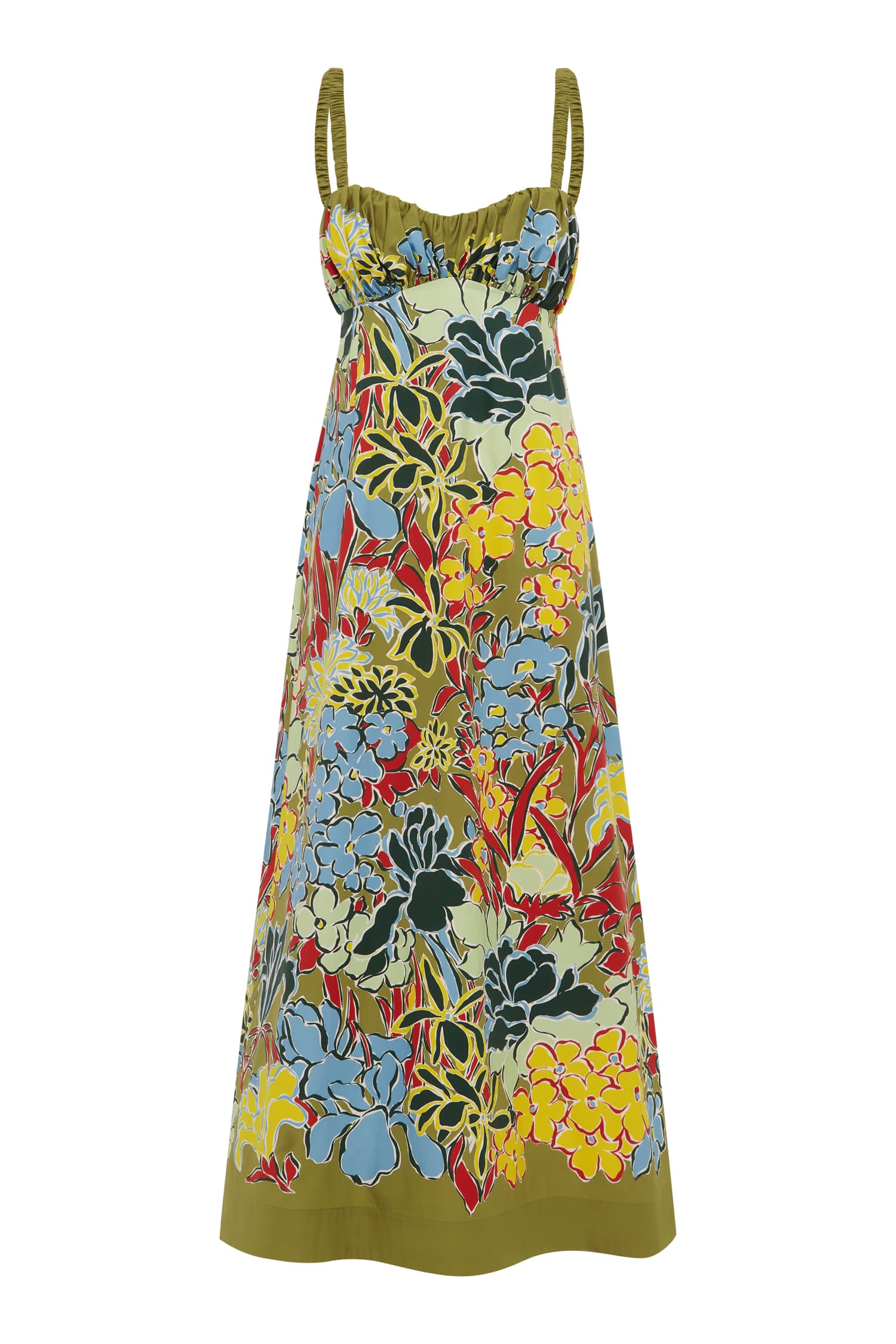 Alemais Solstice Midi Dress  Sustainable Dresses with Alemais print - Coveti Australian Designer