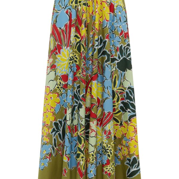 Alemais Solstice Midi Skirt  Sustainable Skirts with Alemais print - Coveti Australian Designer