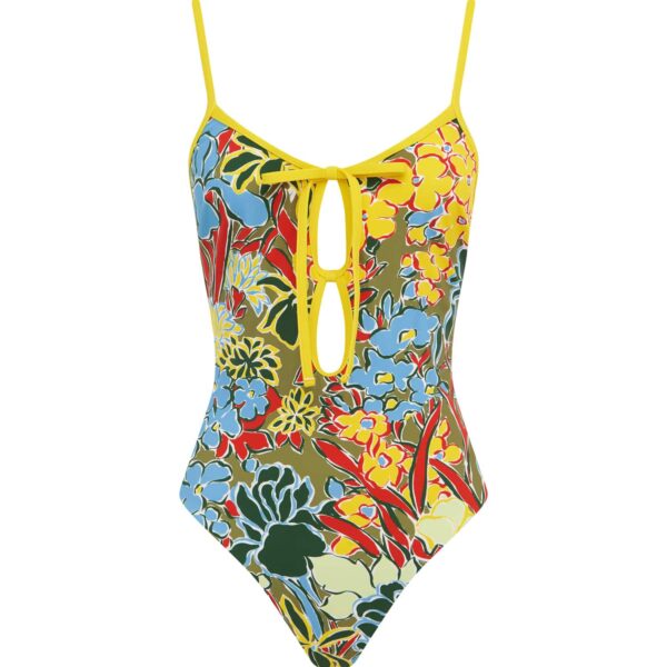 Alemais Solstice One Piece  Sustainable Beachwear with Alemais print - Coveti Australian Designer