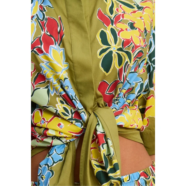 Alemais Solstice Shirt  Sustainable Tops with Alemais print - Coveti Australian Designer