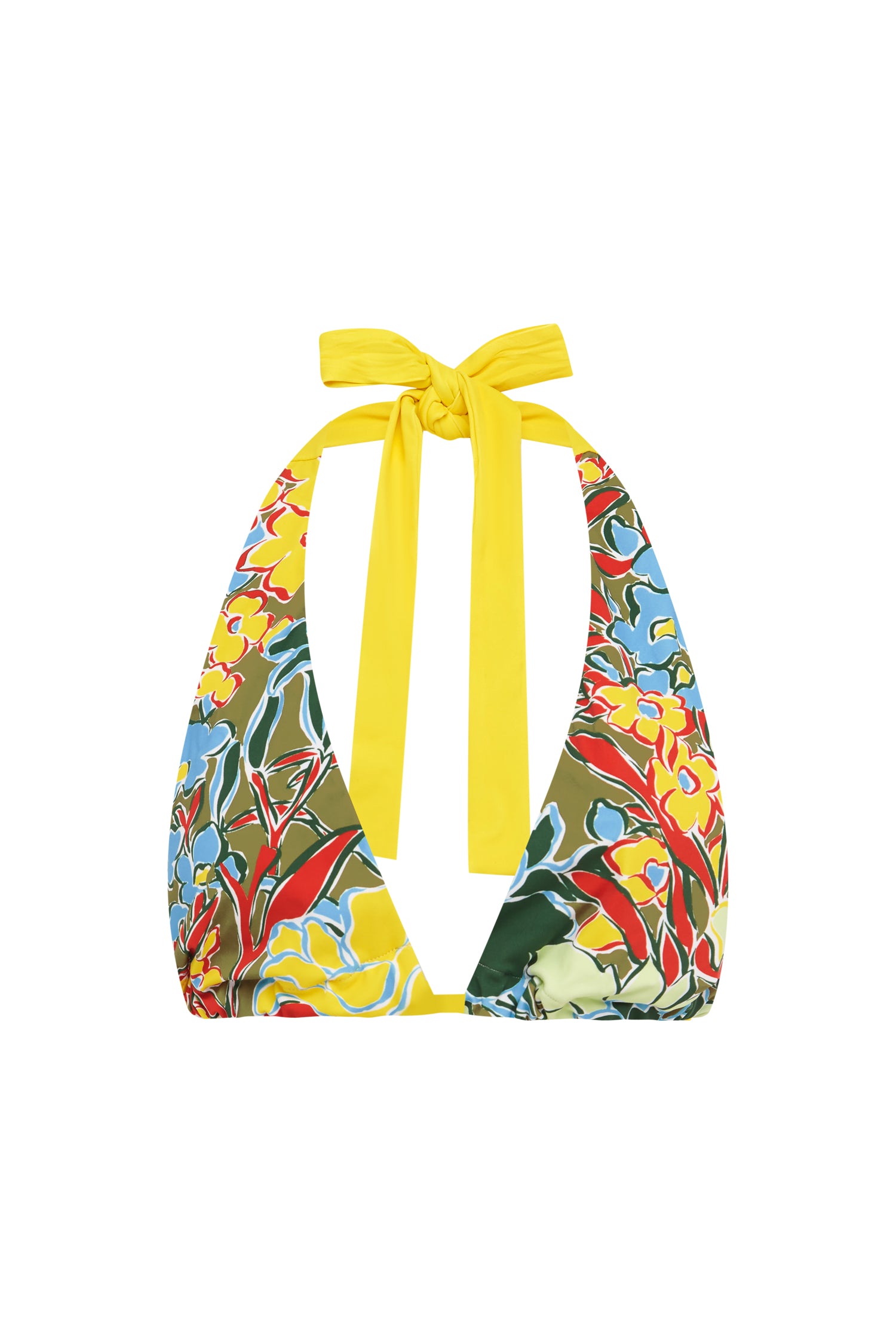 Alemais Solstice Wide Triangle Top  Sustainable Tops with Alemais print - Coveti Australian Designer