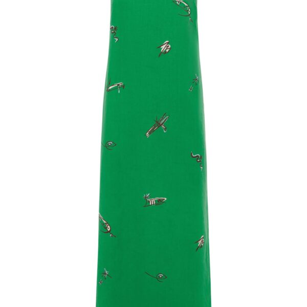 Alemais Wanda Embroidered Midi Dress  Sustainable Dresses with Alemais print - Coveti Australian Designer