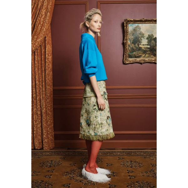 Alemais Whitney Skirt  Sustainable Skirts with Alemais print - Coveti Australian Designer