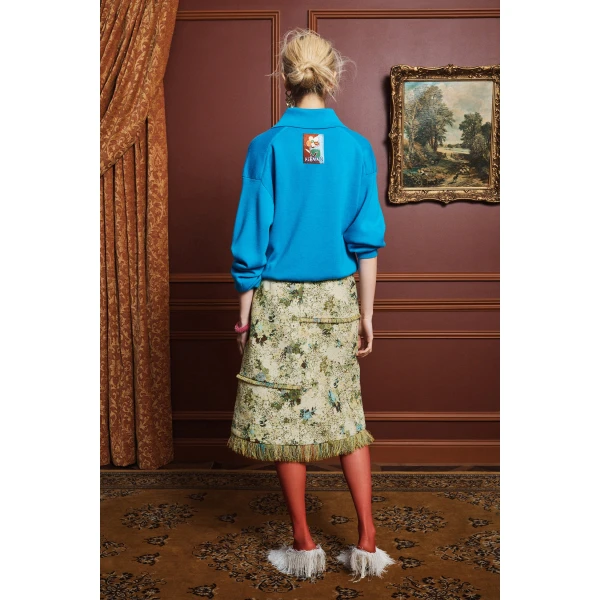 Alemais Whitney Skirt  Sustainable Skirts with Alemais print - Coveti Australian Designer