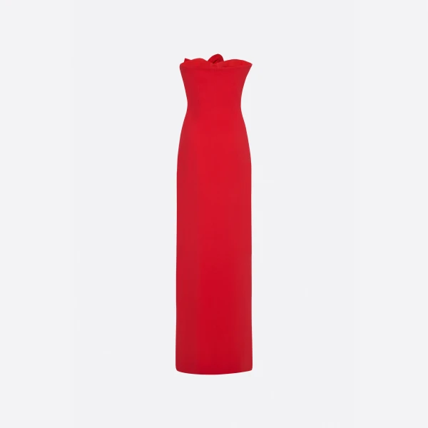 Cady Evening Dress with Bows