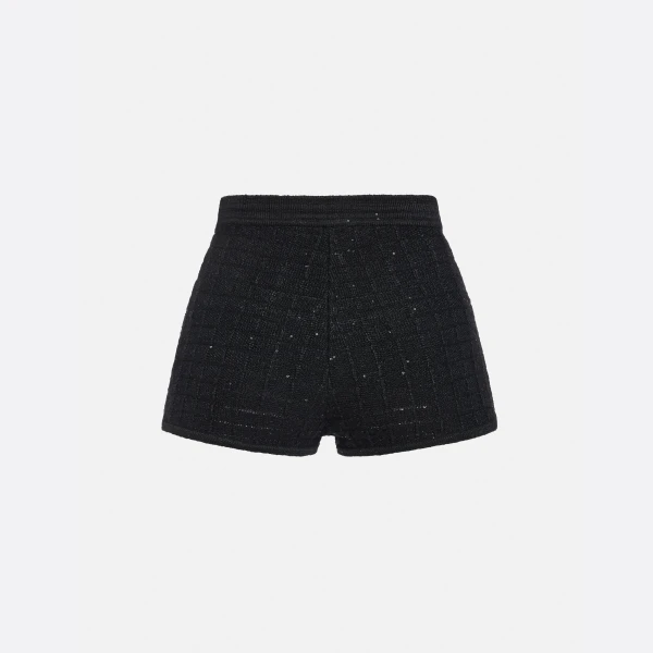 Sequin Knit Shorts