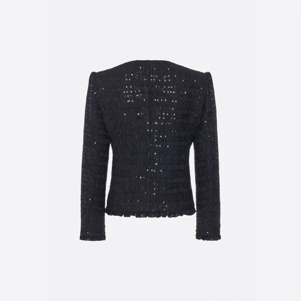 Sequin Tweed Jacket