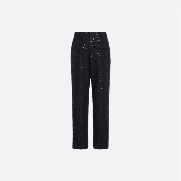 Sequin Tweed Trousers