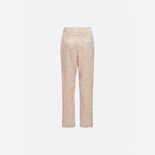 Silk Jacquard Trousers