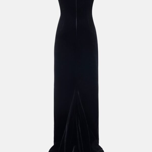 Vevet Gown with Bow