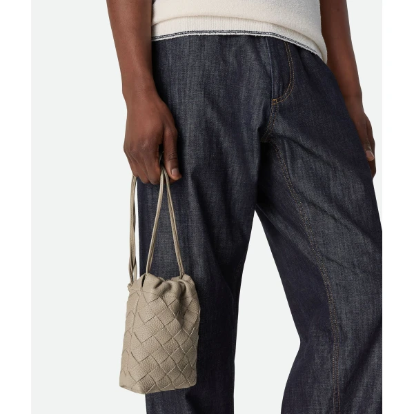 Khaite Men's Vertical Dustbag in Limestone - Beige Shoulder & Crossbody Bags - The Lotus Tote Bag - Shop at Coveti