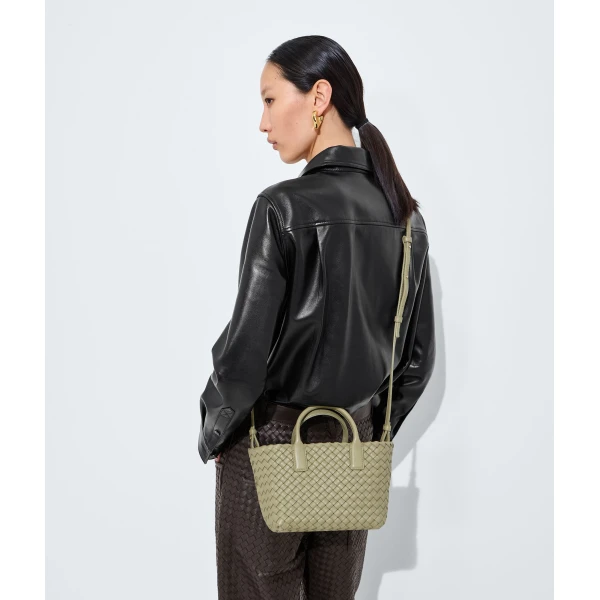 Khaite Mini Cabat in Travertine - Beige Mini Bags - The Lotus Tote Bag - Shop at Coveti
