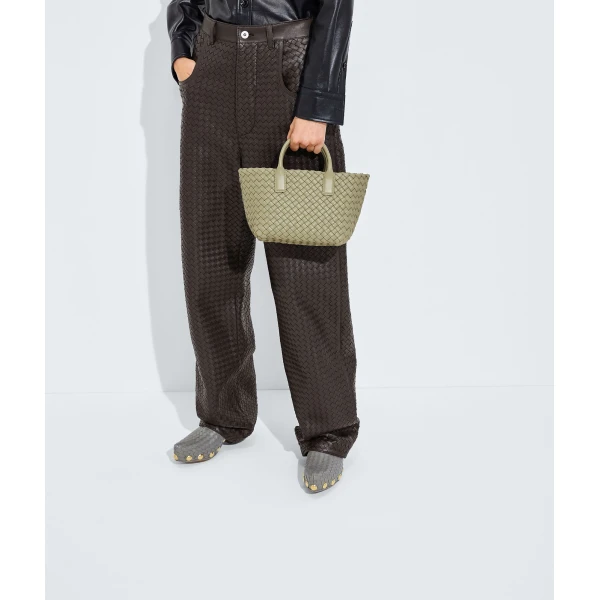 Khaite Mini Cabat in Travertine - Beige Mini Bags - The Lotus Tote Bag - Shop at Coveti