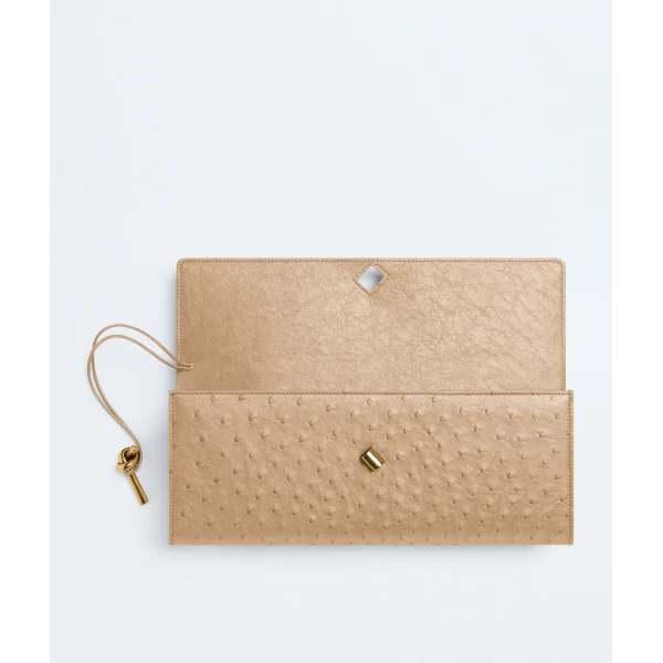 Khaite Women's Andiamo Clutch in Shore - Beige Clutch Bags - The Lotus Tote Bag - Shop at Coveti