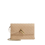 Khaite Women's Andiamo Pouch on Chain in Shore - Beige Shoulder & Crossbody Bags - The Lotus Tote Bag - Shop at Coveti