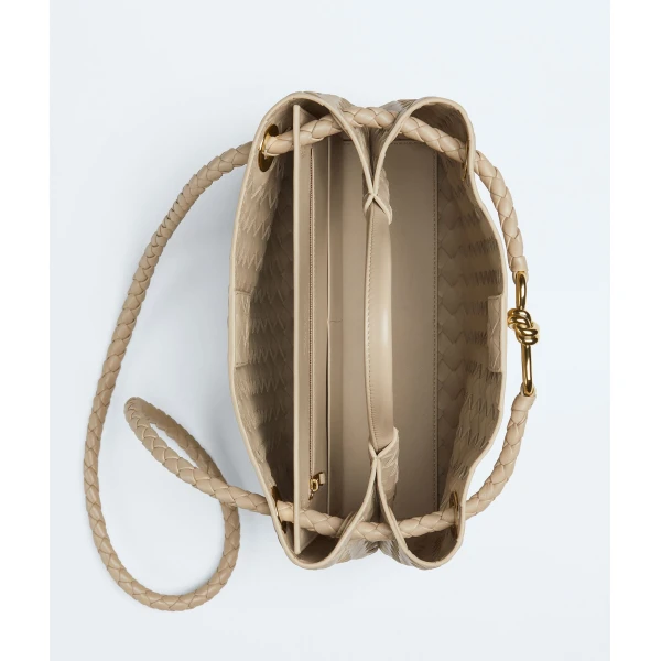 Khaite Women's Andiamo in Ecru - Beige Totes & Top-Handle Bags - The Lotus Tote Bag - Shop at Coveti