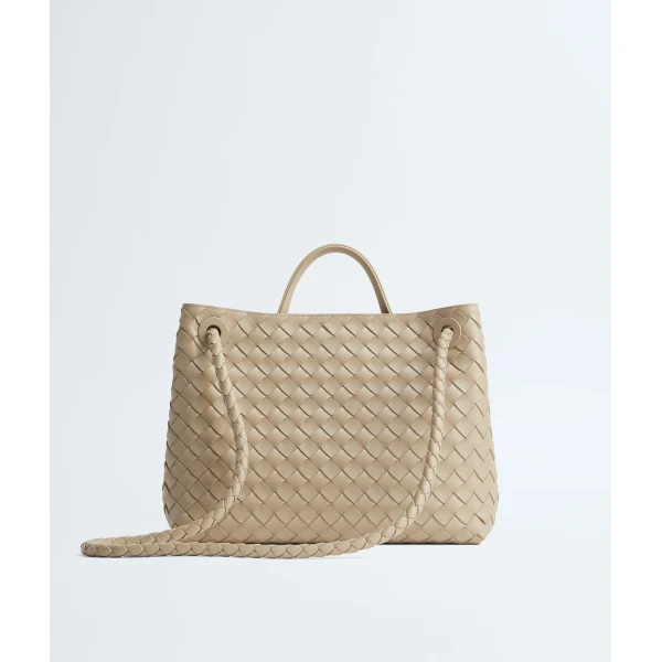 Khaite Women's Andiamo in Ecru - Beige Totes & Top-Handle Bags - The Lotus Tote Bag - Shop at Coveti
