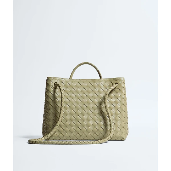 Khaite Women's Andiamo in Travertine - Beige Totes & Top-Handle Bags - The Lotus Tote Bag - Shop at Coveti