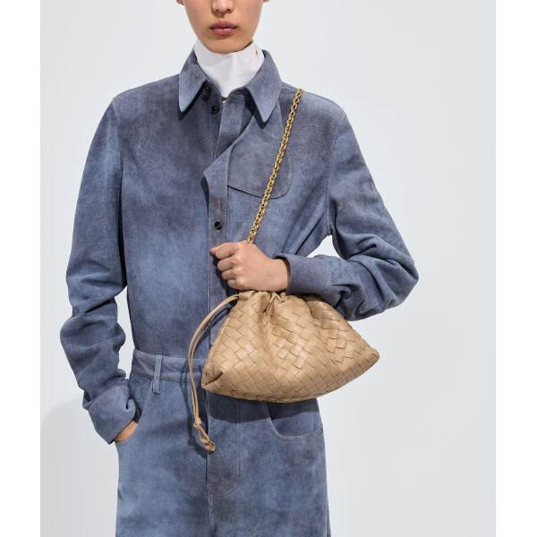 Khaite Women's Dustbag Notte in Shore - Beige Shoulder & Crossbody Bags - The Lotus Tote Bag - Shop at Coveti