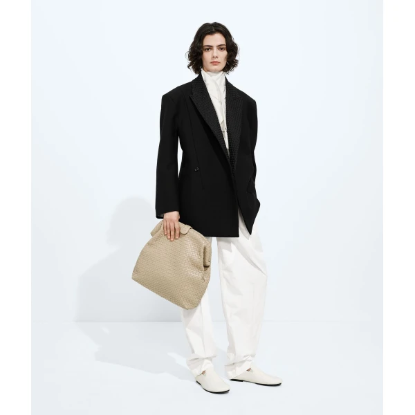Khaite Women's Lauren 1980 Alto in Ecru - Beige Shoulder & Crossbody Bags - The Lotus Tote Bag - Shop at Coveti