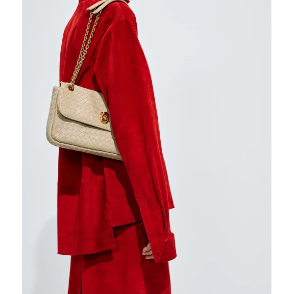 Khaite Women's Madison in Ecru - Beige Shoulder & Crossbody Bags - The Lotus Tote Bag - Shop at Coveti