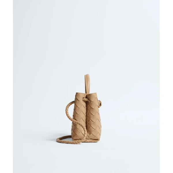 Khaite Women's Mini Andiamo in Shore - Beige Mini Bags - The Lotus Tote Bag - Shop at Coveti