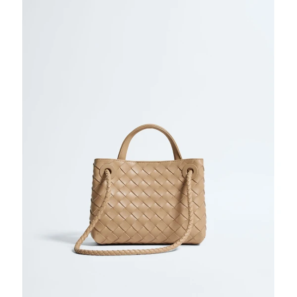 Khaite Women's Mini Andiamo in Shore - Beige Mini Bags - The Lotus Tote Bag - Shop at Coveti