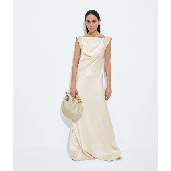 Khaite Women's Sardine Chain in String - Beige Shoulder & Crossbody Bags - The Lotus Tote Bag - Shop at Coveti