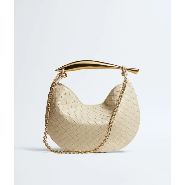 Khaite Women's Sardine Chain in String - Beige Shoulder & Crossbody Bags - The Lotus Tote Bag - Shop at Coveti
